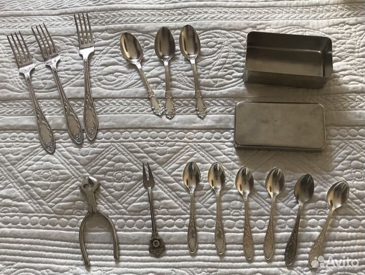 Набор для сервировки стола мельхиор