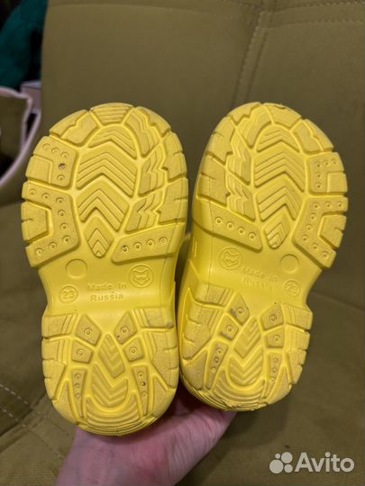 Детские резиновые сапоги 22 размер
