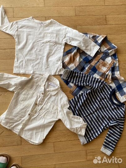 Рубашки, водолазки и кофта zara, H&M