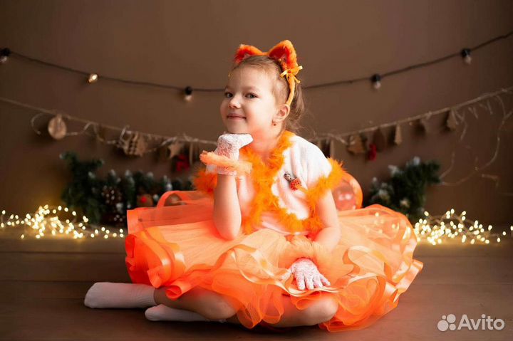 Костюм лисички аренда 2- 5 лет