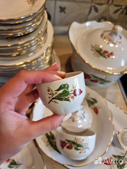 Столовый сервиз 34 предмета Дулёво фарфор