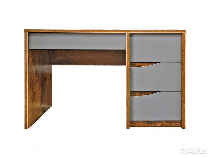 Стол письменный монако, Дуб Саттер + Серый мокко