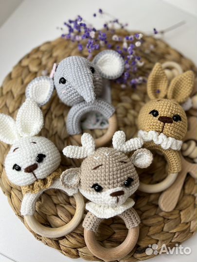 Вязаные игрушки ручной работы