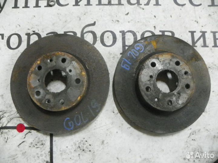 Диск тормозной передний вентилируемый Suzuki SX4