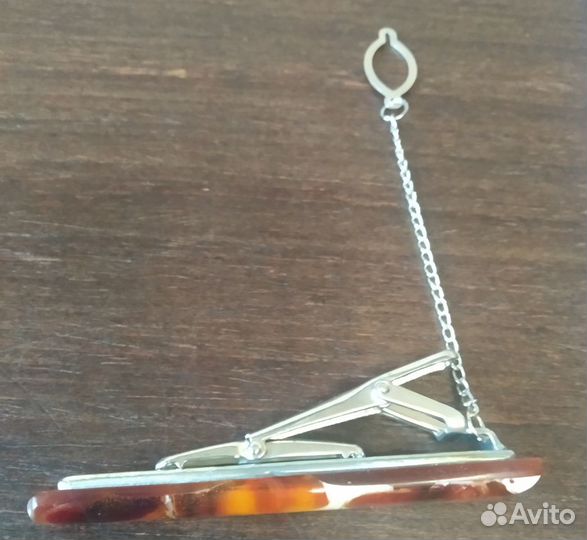 Галстук Полиэстер Зажим для галстука Янтарь