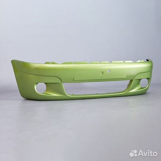 Бампер передний зеленый птф Daewoo Matiz 1 рест
