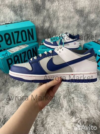 Nike Dunk Low NBA Синие Оригинал