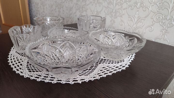 Салатники хрусталь