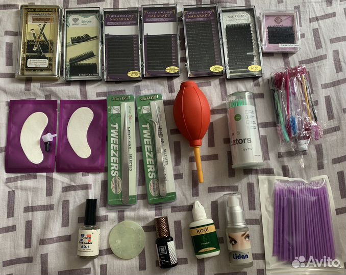 Расходные материалы для наращивания ресниц