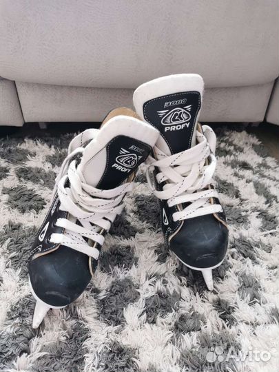 Коньки хоккейные profy 3000 32 размер