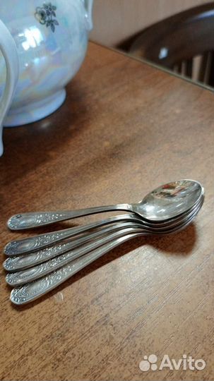 Ложки кофейные мнц мельхиор