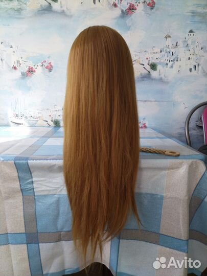 Голова манекен для причёсок с лентами и резинками