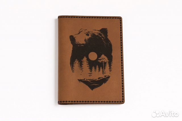 Обложка для паспорта из натуральной кожи