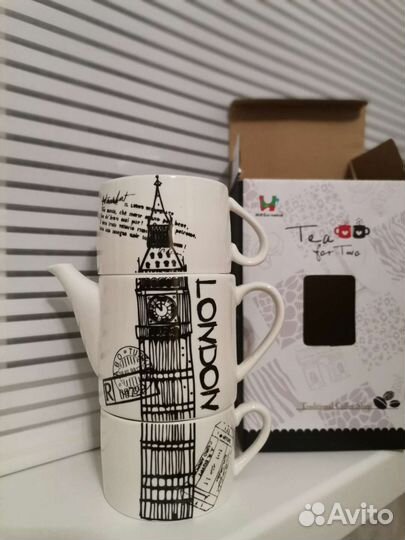 Чайный набор на 2 персоны новый