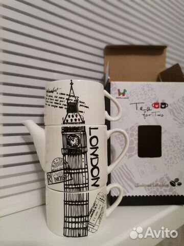 Чайный набор на 2 персоны новый