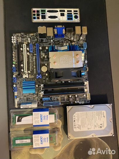 Продается комплект p8z77-m pro+i5 2500+2*2gb ddr3