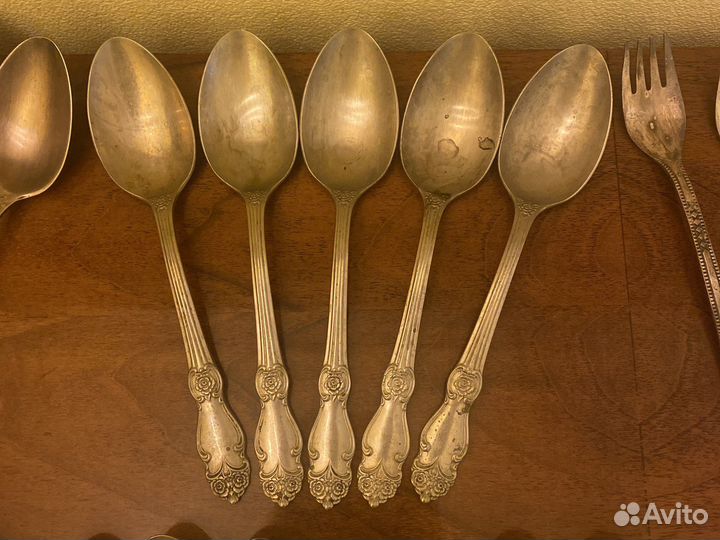 Столовые приборы мельхиор СССР