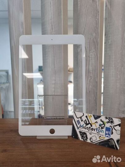 Стекло белое с OCA для iPad mini 4