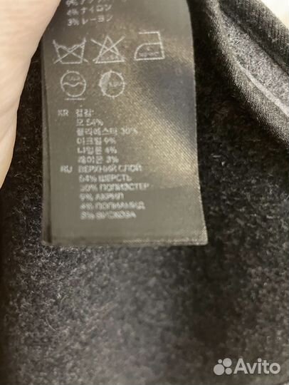 Шерстяное пальто HM