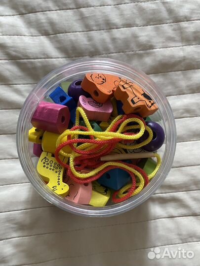 Шнуровка бусы