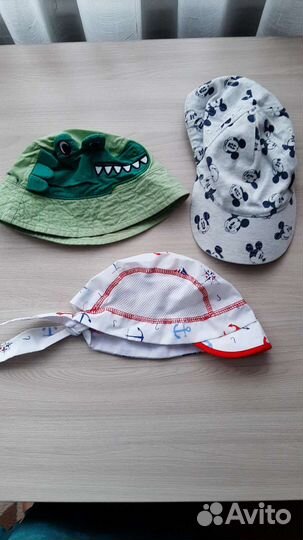 Панама, кепка, бандана