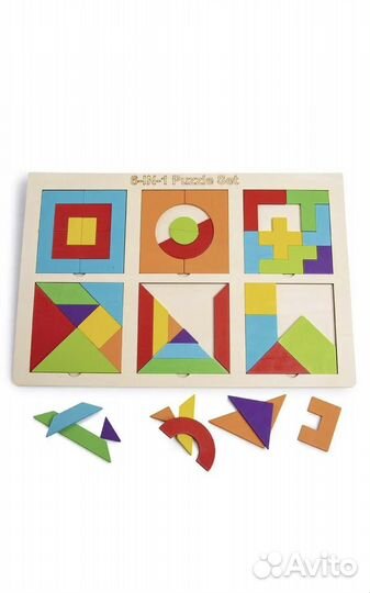 Развивающие игрушки Танграм/Деревянные пазлы