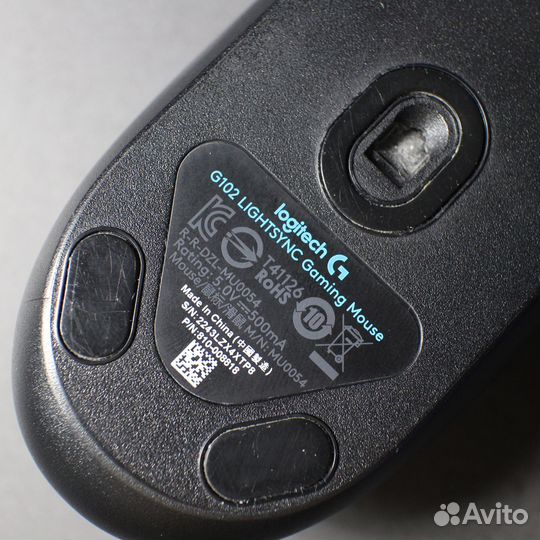 Мышь проводная Logitech G102 lightsync