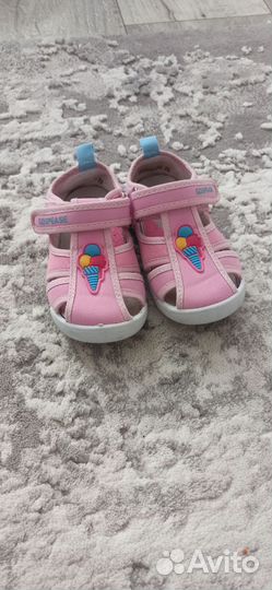 Сандали текстильные