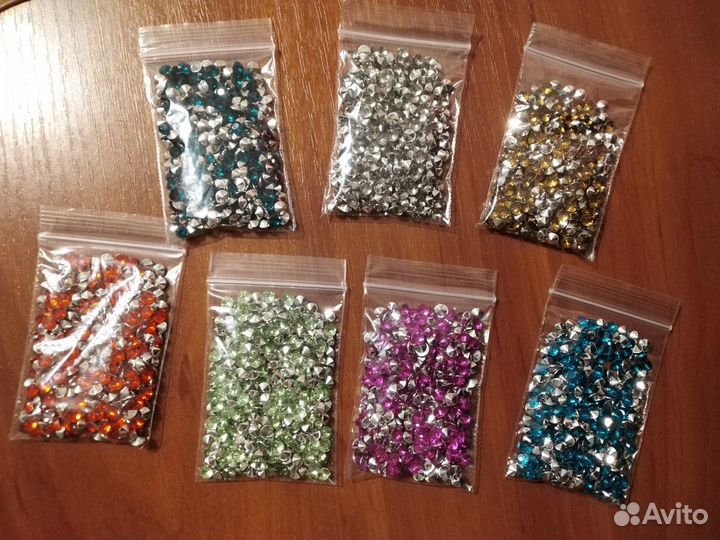 Стразы акриловые 5мм, 300 шт