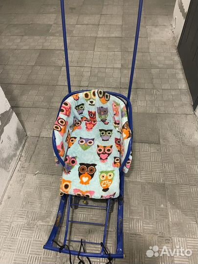 Детские санки с колесами