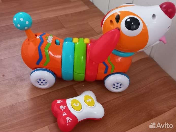 Щенок с пультом управления