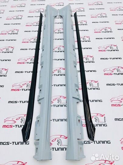 Пороги на Audi A5 в стиле RS5 16-20 гг. 4 двери