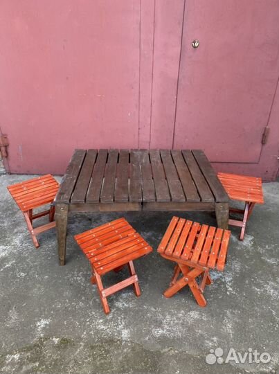 Походный набор стол и стулья