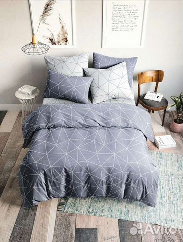 Постельное белье хлопок 100 (поплин) 2сп с евро пр