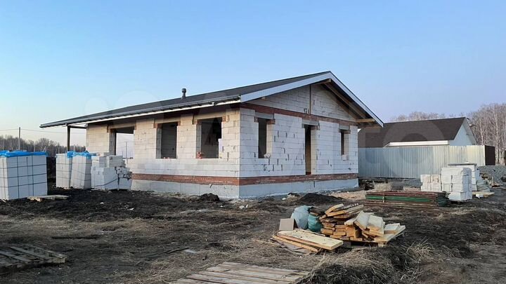 Коттедж 120 м² на участке 10 сот.