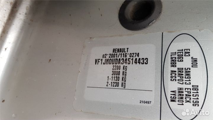 Разбор на запчасти Renault Scenic