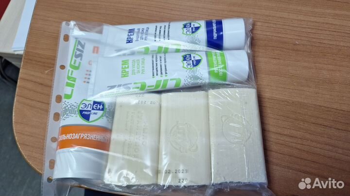 Крема, паста от сильных загрязнений и мыло