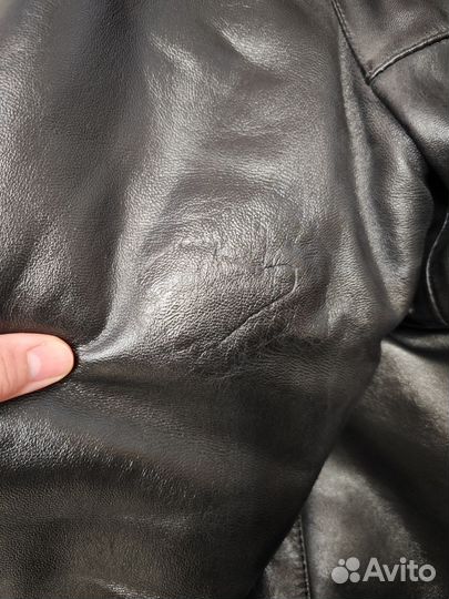 Мужской кожаный френч