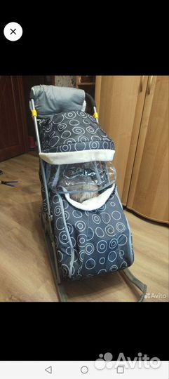 Детские санки коляска бу