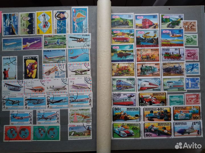 Альбом с марками Транспорт, 22х30 см., 10л