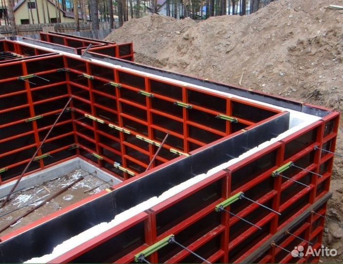 Опалубка фундамента: аренда, продажа