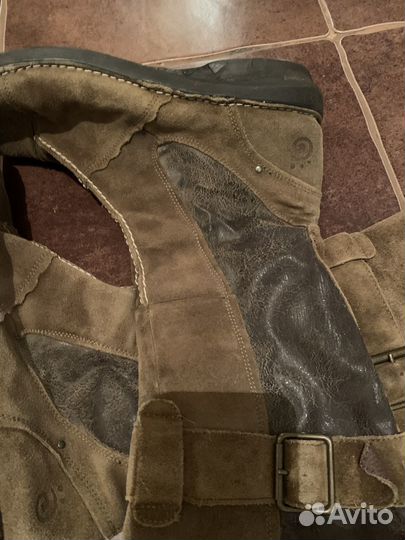 Сапоги замшевые демисезонные Alba