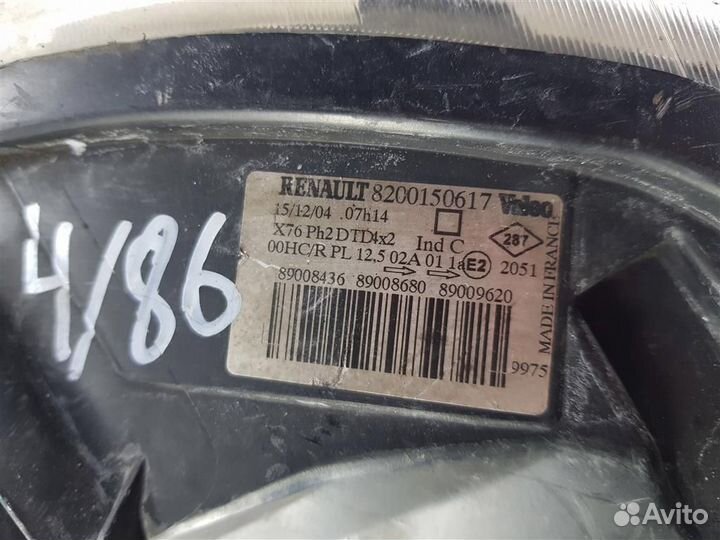 8200150617 Фара правая Renault Kangoo