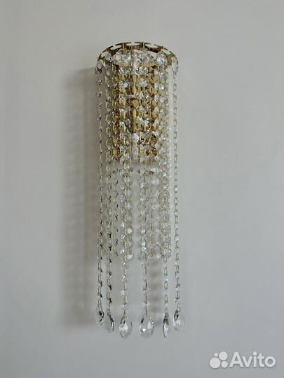 Светильник настенный (бра) хрусталь