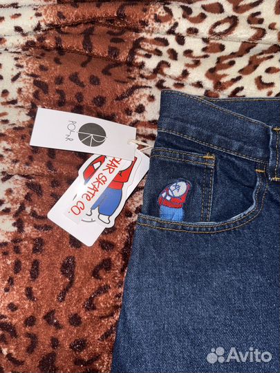 Джинсы polar big boy skate широкие