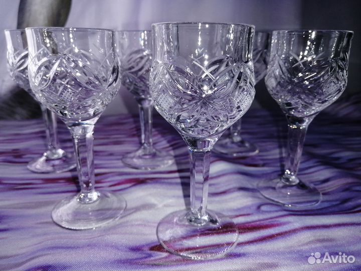 Графин + 6 рюмок СССР