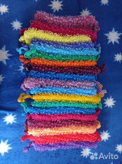 Мочалка ручной работы