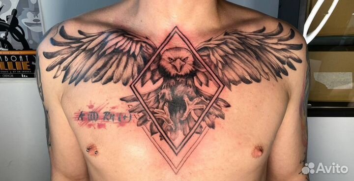 Модель на тату за расходники