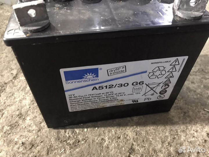 Аккумулятор для ибп б/у 27Ah/ 30Ah. Возможен обмен