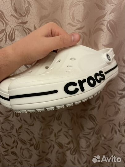 Кроксы белые новые 45 размер
